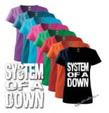 SYSTEM OF A DOWN - Logo - farebné dámske tričko