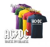 AC/DC - Back In Black - farebné pánske tričko