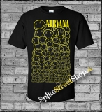NIRVANA - Smileys - čierne pánske tričko