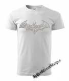 BATMAN - Silver Modern Logo - biele pánske tričko