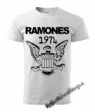 RAMONES - 1974 - biele pánske tričko