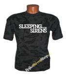 SLEEPING WITH SIRENS - pánske maskáčové tričko - ruský maskáč