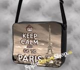 KEEP CALM AND GO TO PARIS - Taška na rameno