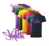 VIOLETTA - Pink Logo - farebné pánske tričko