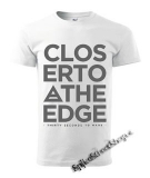30 SECONDS TO MARS - Closer To The Edge - Grey Cover - biele pánske tričko