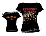 AVENGED SEVENFOLD - Red Logo & Band - dámske tričko