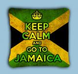 KEEP CALM AND GO TO JAMAICA - vankúš