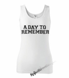 A DAY TO REMEMBER - Logo - Ladies Vest Top - biele
