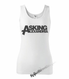 ASKING ALEXANDRIA - Grey Logo - Ladies Vest Top - biele
