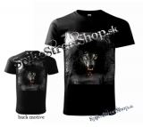 WOLF COLLECTION - Vlk v temnom lese - čierne pánske tričko