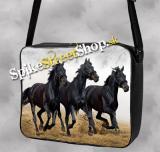 Horses Collection - 3 CVÁLAJÚCE MUSTANGY - taška na rameno z kolekcie koní 