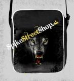 WOLF COLLECTION - Vlk v temnom lese - retro taška na rameno