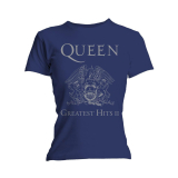 QUEEN - Greatest Hits II - modré dámske tričko