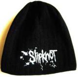 SLIPKNOT - biele logo - čierna zimná čiapka 