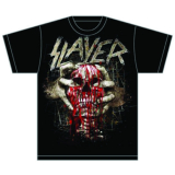 SLAYER - Skull Clench - čierne pánske tričko