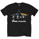 PINK FLOYD - DSOTM Band & Prism - čierne pánske tričko