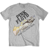 PINK FLOYD - WYWH Robot Shake - sivé pánske tričko