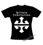 WITHIN TEMPTATION - White Logo - čierne dámske tričko