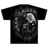 IRON MAIDEN - NOTB Grey Tone - čierne pánske tričko