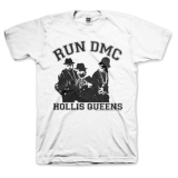 RUN DMC - Hollis Queen Pose - biele pánske tričko
