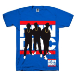 RUN DMC - Silhouette - modré pánske tričko