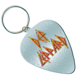 DEF LEPPARD - Pick Logo - kovový prívesok na kľúče