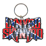 LYNYRD SKYNYRD - Flag Logo - kovový prívesok na kľúče