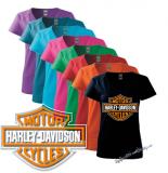 HARLEY DAVIDSON - Motor Cycles - farebné dámske tričko