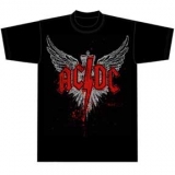 AC/DC - Wings - čierne pánske tričko