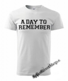A DAY TO REMEMBER - Logo - biele pánske tričko
