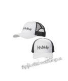 DEF LEPPARD - Logo 2 - bieločierna sieťkovaná šiltovka model "Trucker Cap"