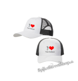 I LOVE TOM HOLLAND - bieločierna sieťkovaná šiltovka model "Trucker Cap"