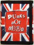 PUNKS NOT DEAD na U.K. zástave - motív 2 - peňaženka