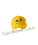 FENDER - Logo Vintage - žltá šiltovka
