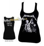METALLICA - And Justice For All - Ladies Vest Top