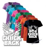 CHUCK NORRIS - Chuck Is Back - farebné dámske tričko