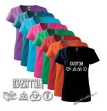 LED ZEPPELIN - Logo - farebné dámske tričko