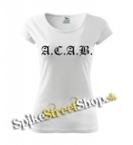 A.C.A.B. - biele dámske tričko