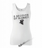 5 SECONDS OF SUMMER - Logo - Ladies Vest Top - biele