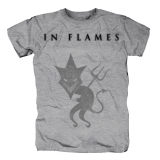 IN FLAMES - Devil - sivé pánske tričko