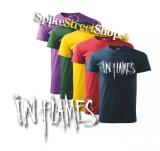 IN FLAMES - Logo - farebné pánske tričko