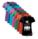 5 SECONDS OF SUMMER - Logo & Band - farebné dámske tričko