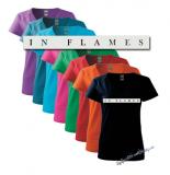 IN FLAMES - Plan Logo - farebné dámske tričko