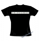 IN FLAMES - Plan Logo - čierne dámske tričko