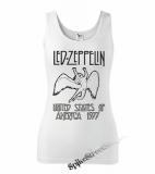 LED ZEPPELIN - United States Of America - Ladies Vest Top - biele