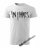IN FLAMES - Logo - biele pánske tričko