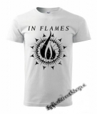 IN FLAMES - Sign - biele pánske tričko