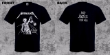 METALLICA - And Justice For All - čierne pánske tričko