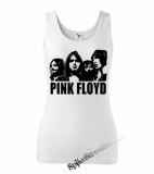 PINK FLOYD - Logo & Band - Ladies Vest Top - biele