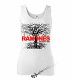 RAMONES - The Family Tree - Ladies Vest Top - biele